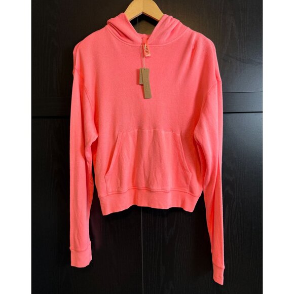 SKIMS Sweaters - Skims French Terry Pullover Hoodie Sweater Large Coral Long Sleeves Lounge